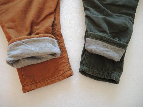 Podteplené nohavice, h&m,80