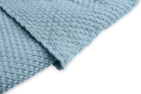 Sensillo bambusová deka s kapucňou modrá, 