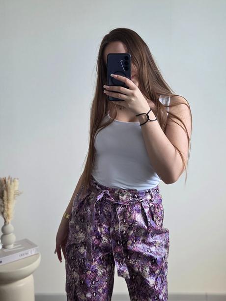 Extravagantné asos nohavice 38, 38