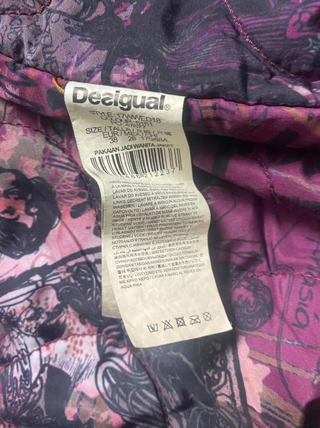 Desigual denim bunda/parka, desigual,m