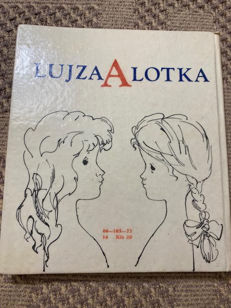 Krásna stará retro kniha lujza a lotka 1973, 