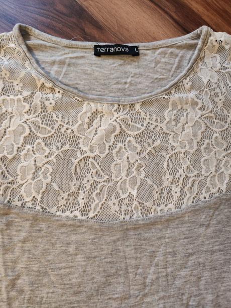 Tričko a čipkou, terranova,m