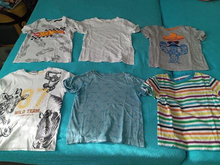 Mix letných triciek, 104–116