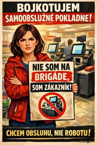 Samoobslužné pokladne - áno/nie