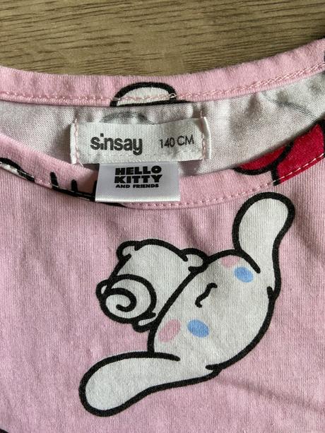 Šaty hello kitty, sinsay,140