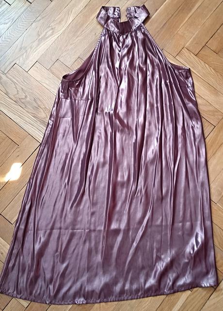 Koktejlove saty s metalickym leskom, bonprix,38