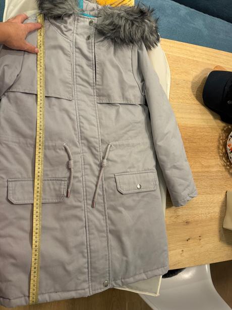 Tepla zimna predlzena bunda/parka, reserved,146