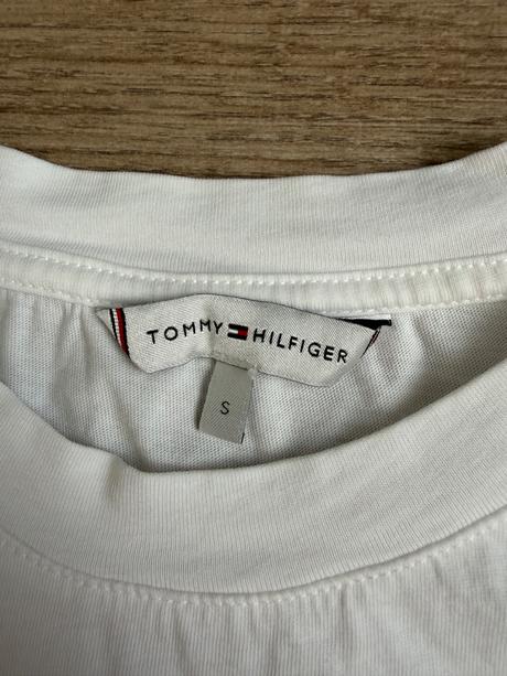 Biele tričko tommy hilfiger, tommy hilfiger,s