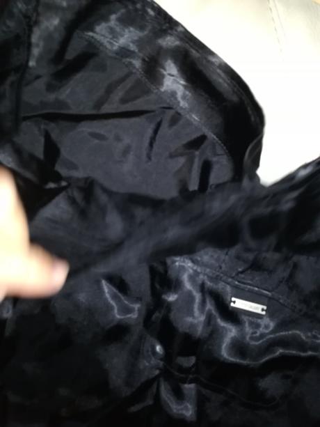 Saténová prekladaná sukna m-l, river island,l