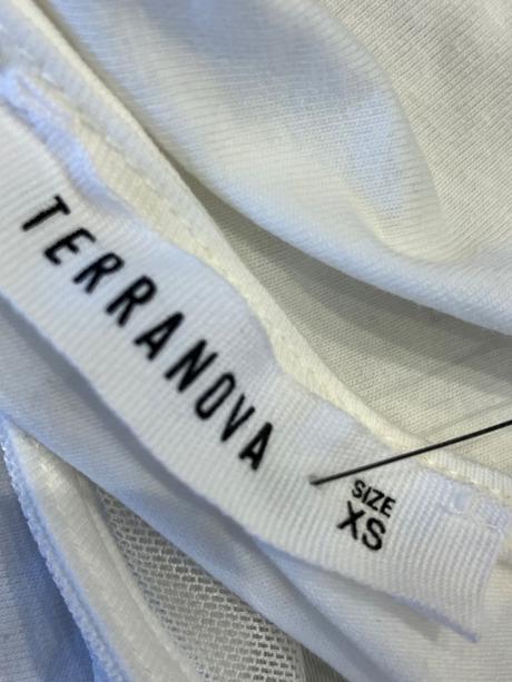 Dámsky top s tylom biely terranova (xs), terranova,xs