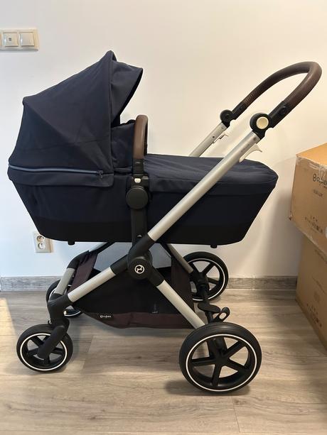3 kombinácia cybex eos lux - oceán blue, cybex,cybex eos lux