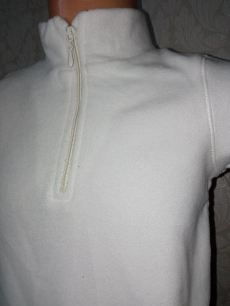 Detská flisová mikina biela (24-30 mes.), fagottino,92