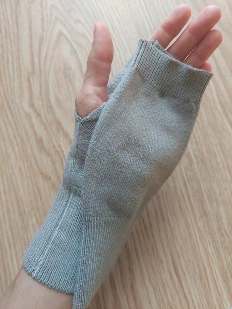 Kašmírové rukavice bez prstov, 
