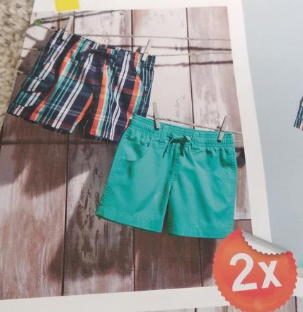 2ks detské bermudy, 98
