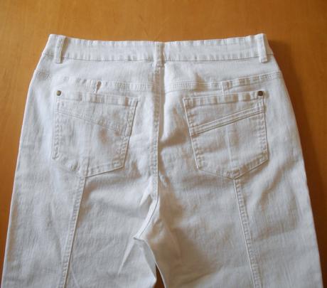 Krátke biele rifle authentic veľ.42, authentic,42