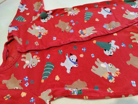 Vianočný pyžamový overal, h&m,62