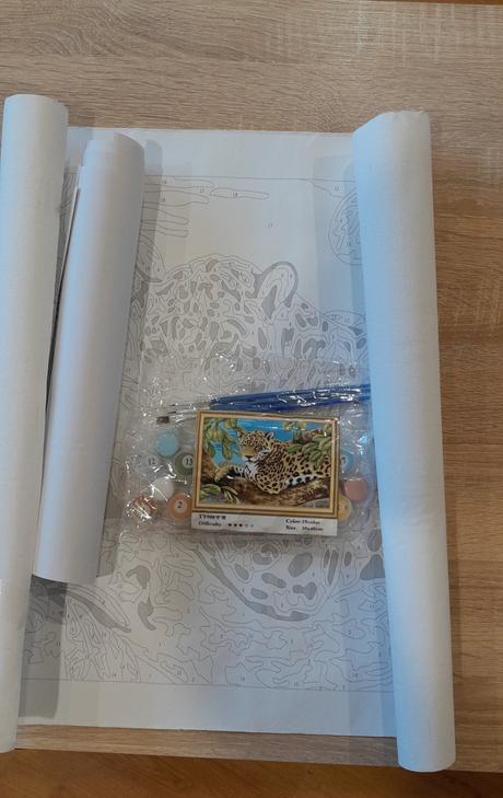 Maľovanie podľa čísel,  2ks ob, 