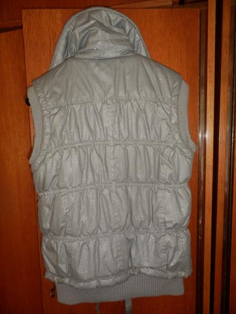 Teplá strieborná vestička, takko,l