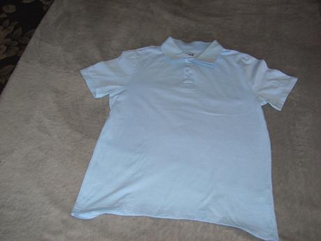 Modré tričko, h&m,134