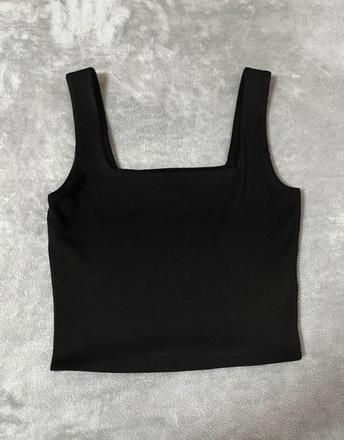 Lesklý crop top, amisu,xs