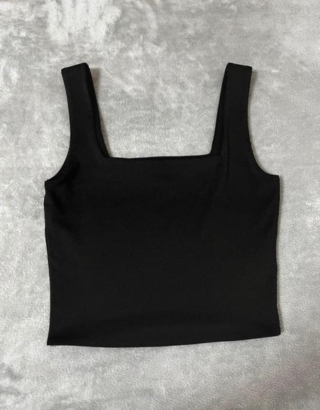 Lesklý crop top, amisu,xs
