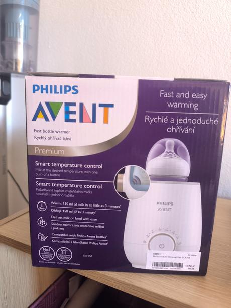 Ohrievač fliaš avent, avent