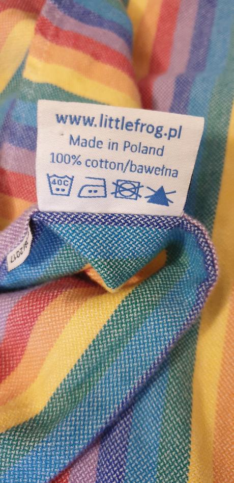 Šatka na nosenie detí little frog chalcedony 4,2m, littlefrog