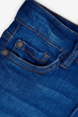 Uzke rifle skinny elasticke modre, next,176