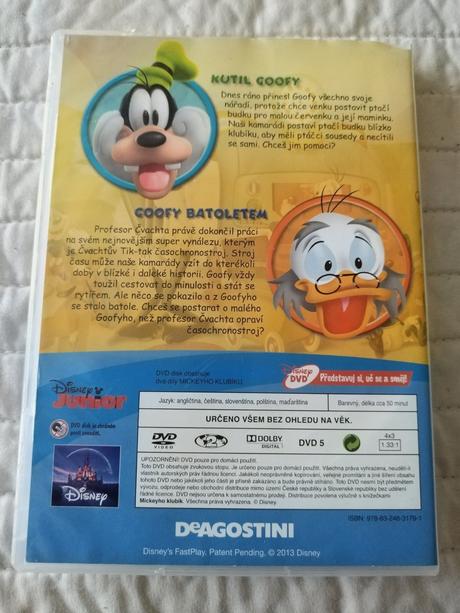 Dvd mickeyho klubík, kutil goofy, 
