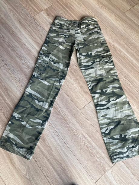 Nohavice maskáčové, bonprix,34