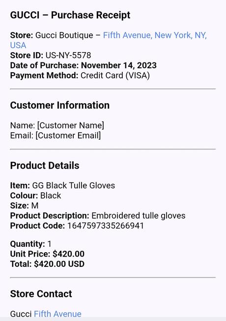 Gucci večerné rukavice na ples, m