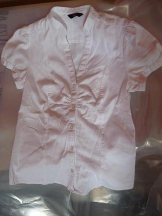 Biela blúzka/košielka, f&f,164