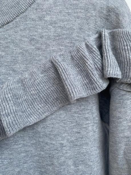 Vlnený sveter s volanmi hugo boss orange, hugo boss,s