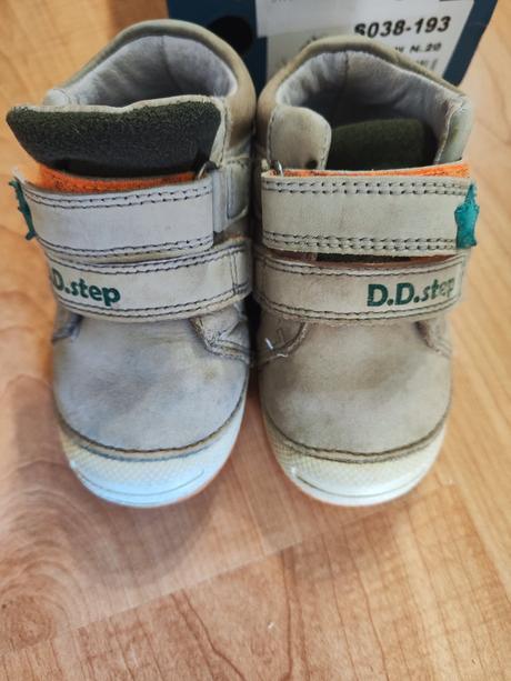 Kožené prechodne topánky dd step, d.d.step,20