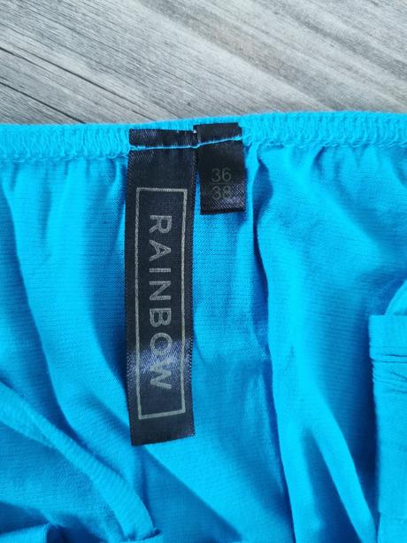 Modré tričko bez rukávov na viazanie bonprix, bonprix,m