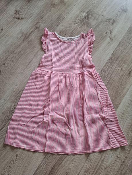 Letné bavlnené šaty, vel. 134/140, h&m,134
