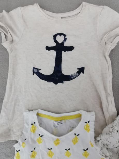 3 x tričko /1337/, h&m,74