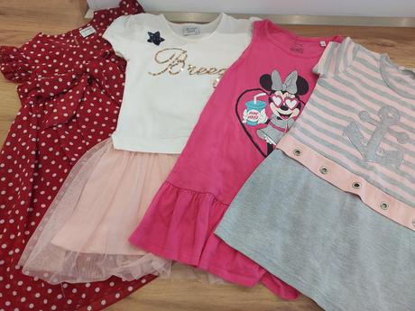 Bodkové šaty + 3 šaty grátis, 104