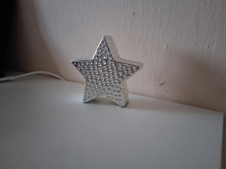 Porcelán hviezda dekorácia ozdoba, 