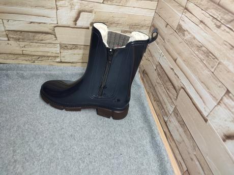 Rieker 36 - dámske tmavomodré gumáky, rieker,36