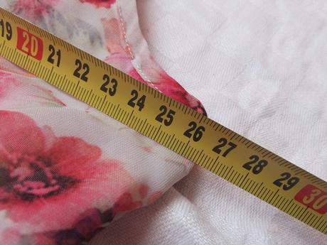 Sifonove kvetinove saty, matalan,98