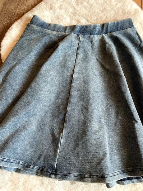 Áčková denim sukňa, topshop s, topshop,s