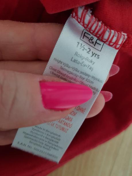 Tričká s dlhým rukávom 5 kusov, h&m,86