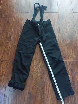 Detské softschellové zateplené nohavice, 140