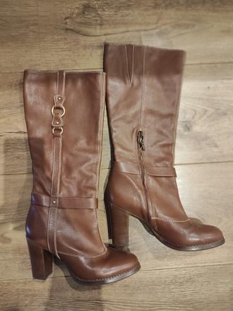 Kožené čižmy geox, geox,40