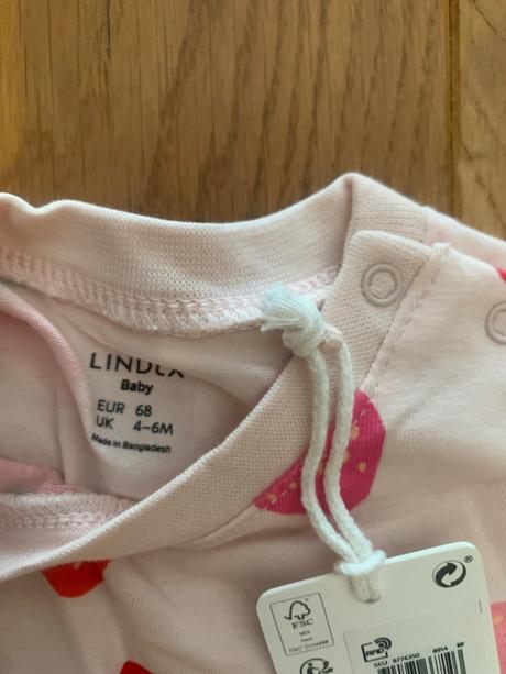 Lindex rastúce body s jahodami 68/74/80, lindex,68 / 74 / 80