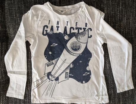 Vesmírne tričko, h&m,122