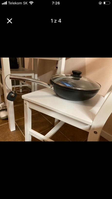 Úplne nová hlboká panvica wok, 