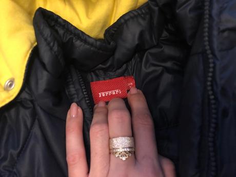 Ferrari bunda s pravou kožušinou original, 122