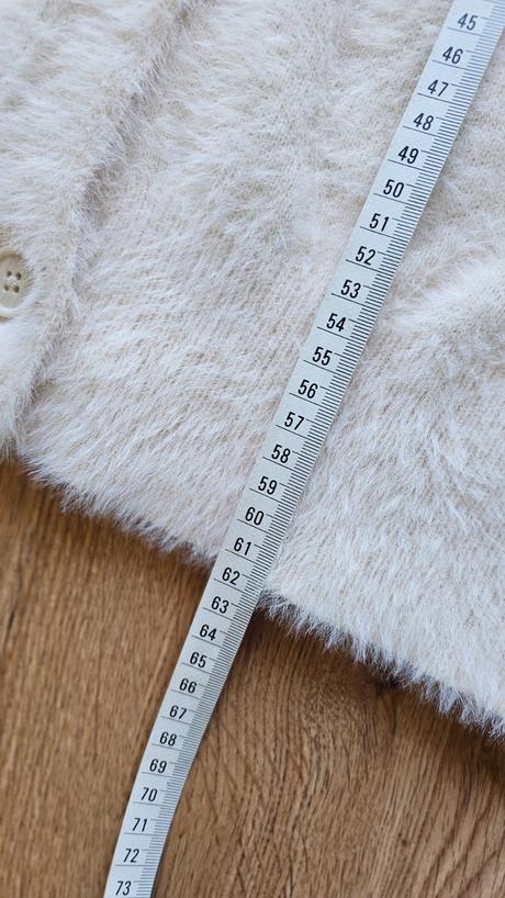 Smotanový chlpatý pulóvrik vero moda, vero moda,l
